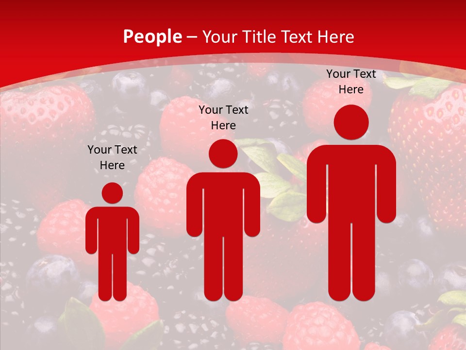 Raspberry Health Colorful PowerPoint Template