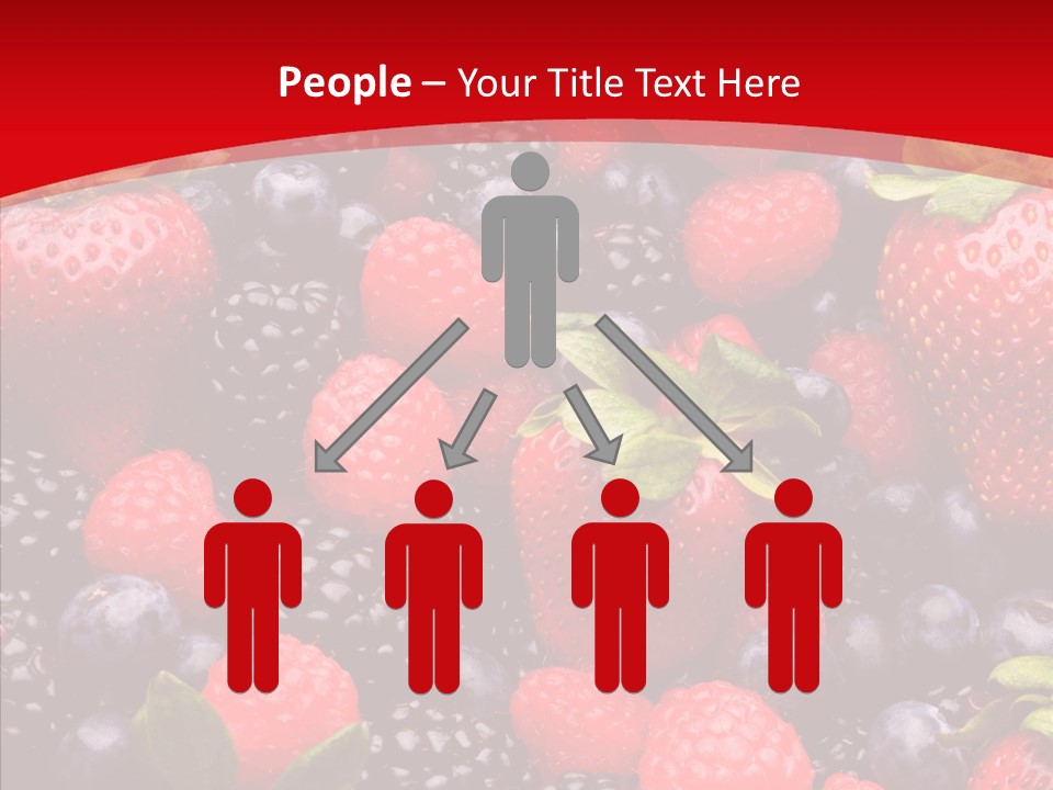 Raspberry Health Colorful PowerPoint Template