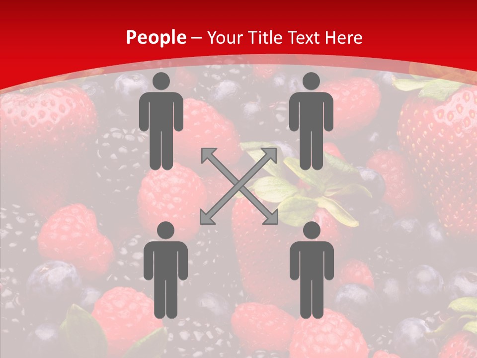 Raspberry Health Colorful PowerPoint Template