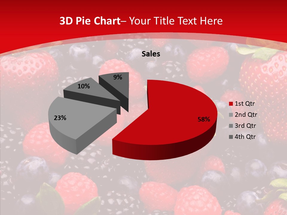 Raspberry Health Colorful PowerPoint Template