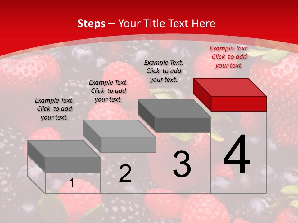 Raspberry Health Colorful PowerPoint Template