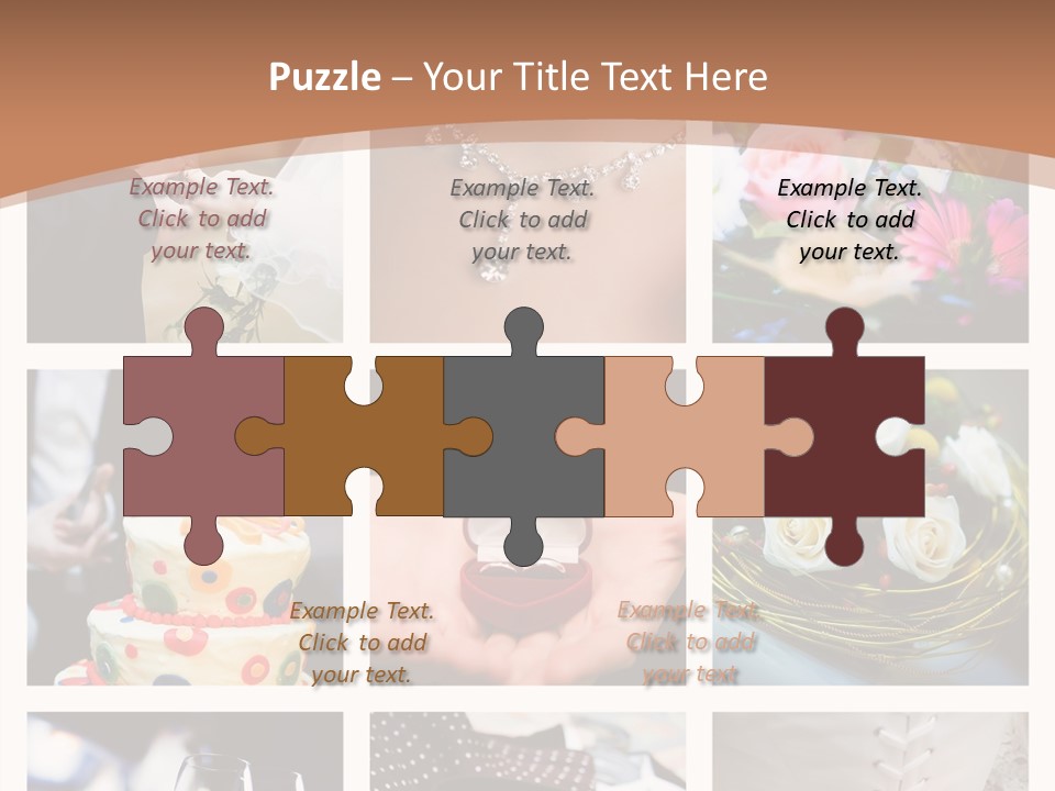 Sweet Tender Wed PowerPoint Template