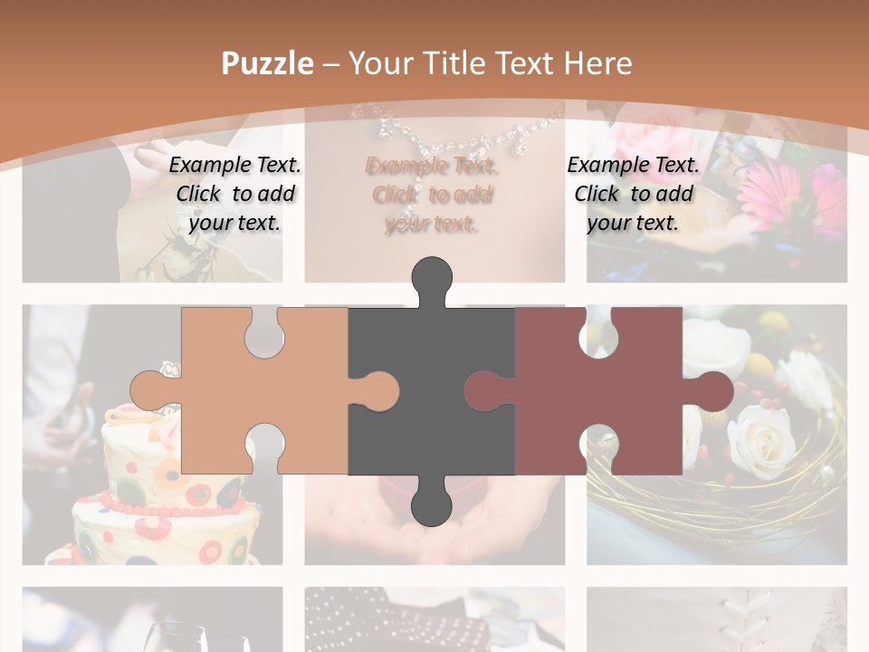 Sweet Tender Wed PowerPoint Template