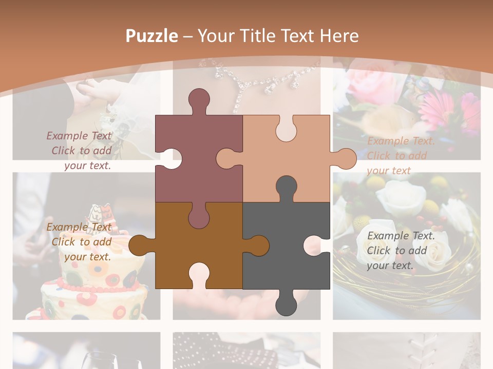 Sweet Tender Wed PowerPoint Template