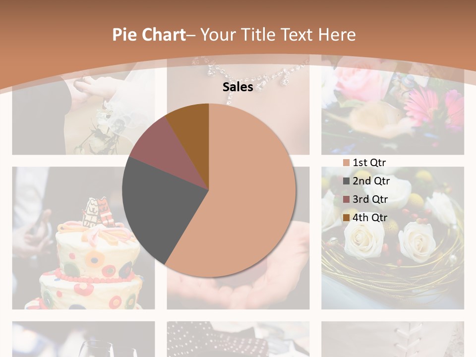 Sweet Tender Wed PowerPoint Template