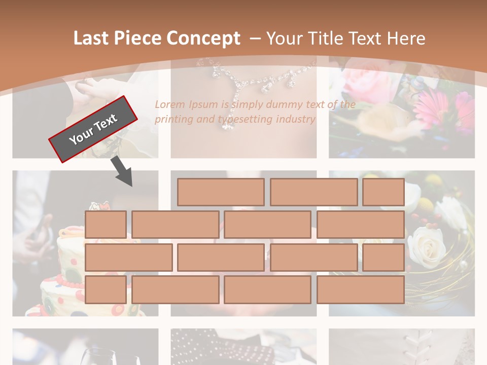 Sweet Tender Wed PowerPoint Template