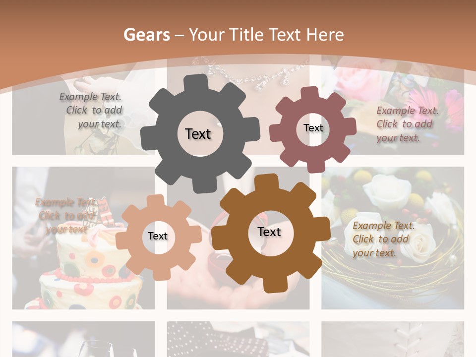 Sweet Tender Wed PowerPoint Template