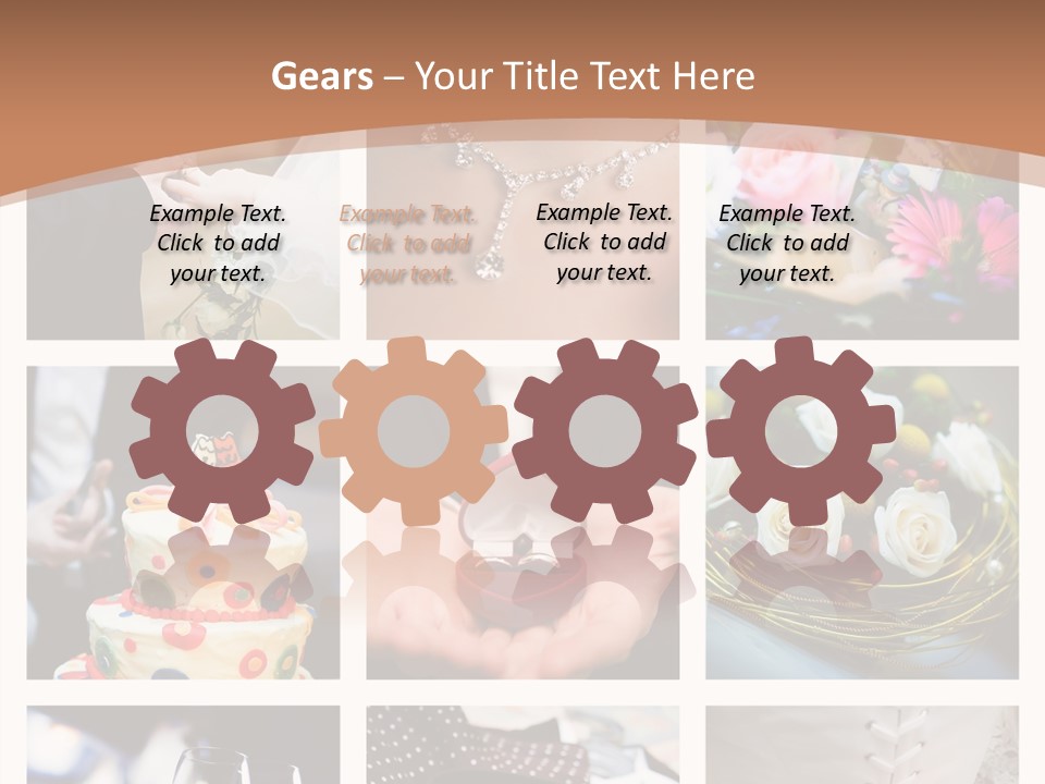 Sweet Tender Wed PowerPoint Template