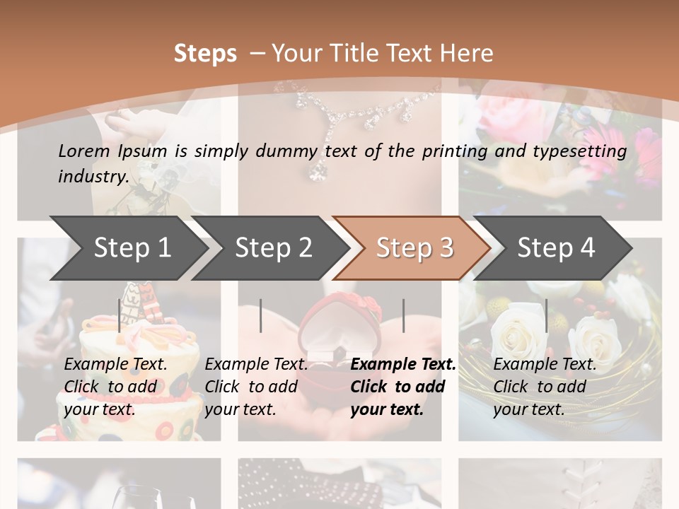 Sweet Tender Wed PowerPoint Template