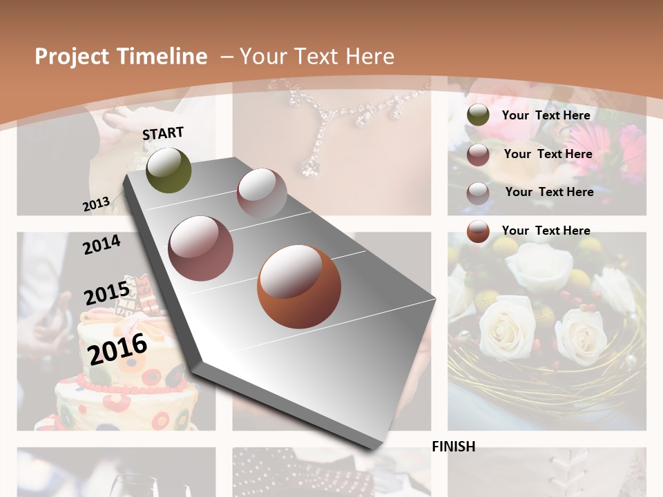 Sweet Tender Wed PowerPoint Template