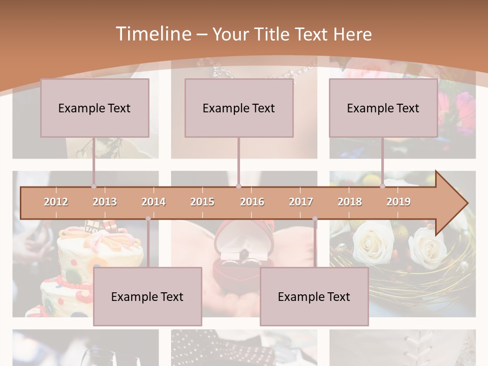 Sweet Tender Wed PowerPoint Template