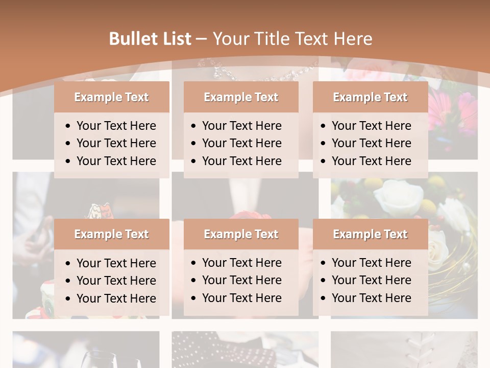 Sweet Tender Wed PowerPoint Template