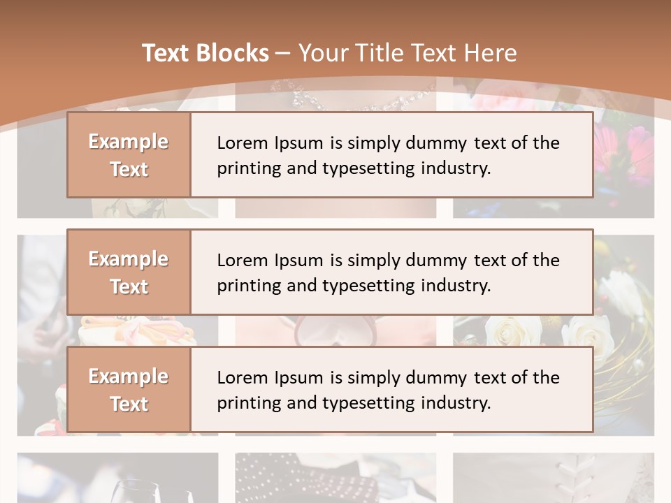 Sweet Tender Wed PowerPoint Template