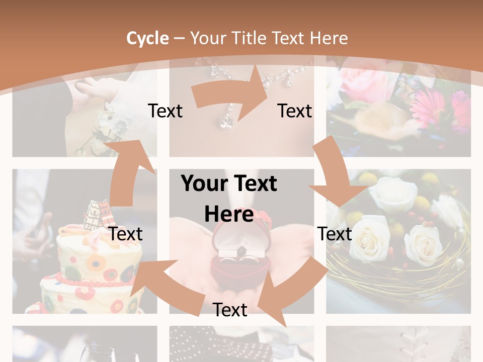 Sweet Tender Wed PowerPoint Template