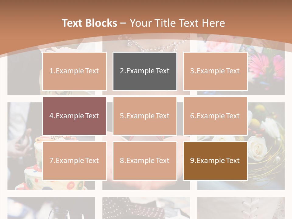 Sweet Tender Wed PowerPoint Template