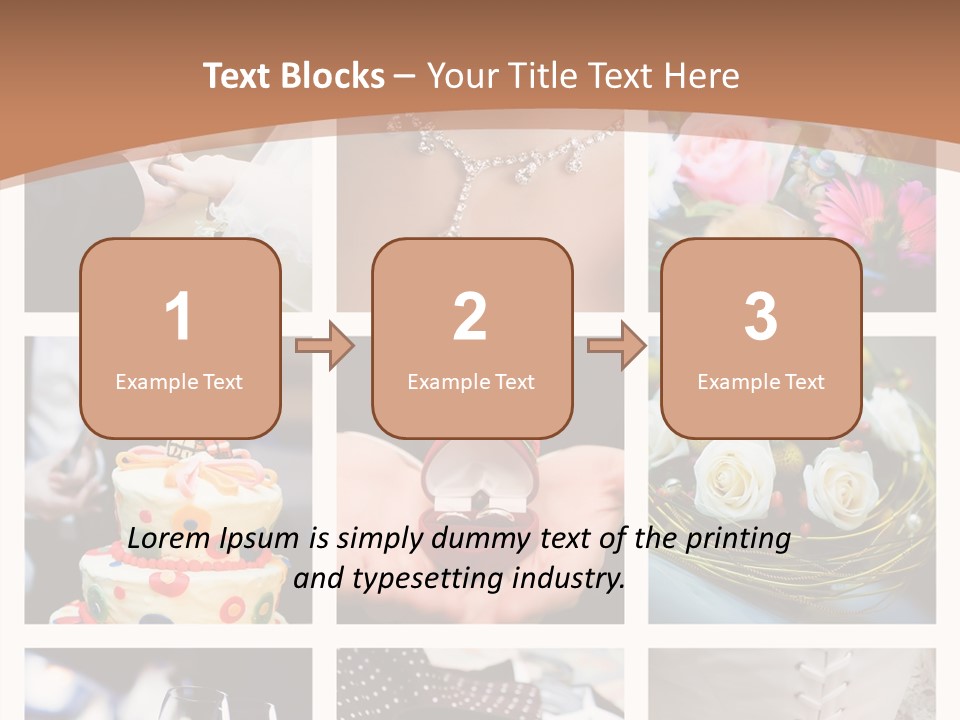 Sweet Tender Wed PowerPoint Template