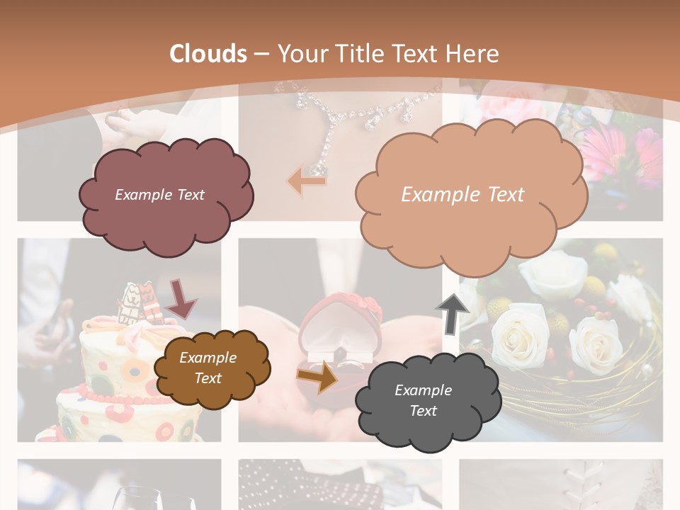 Sweet Tender Wed PowerPoint Template