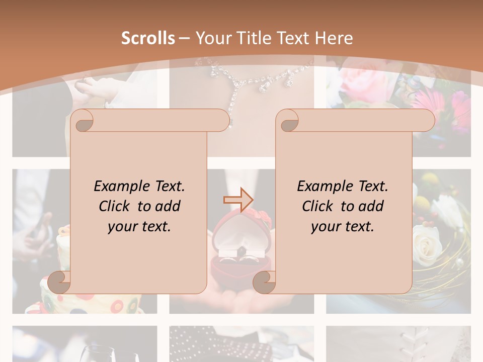 Sweet Tender Wed PowerPoint Template