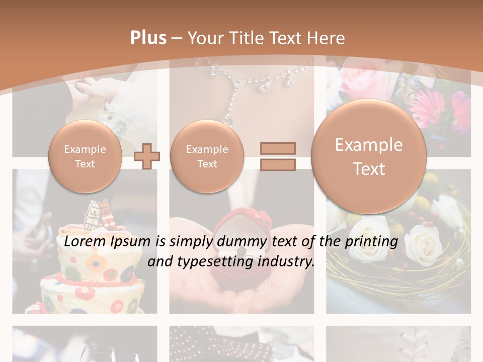 Sweet Tender Wed PowerPoint Template