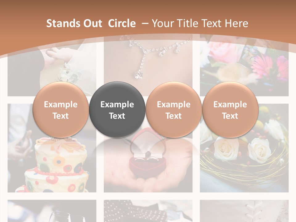Sweet Tender Wed PowerPoint Template