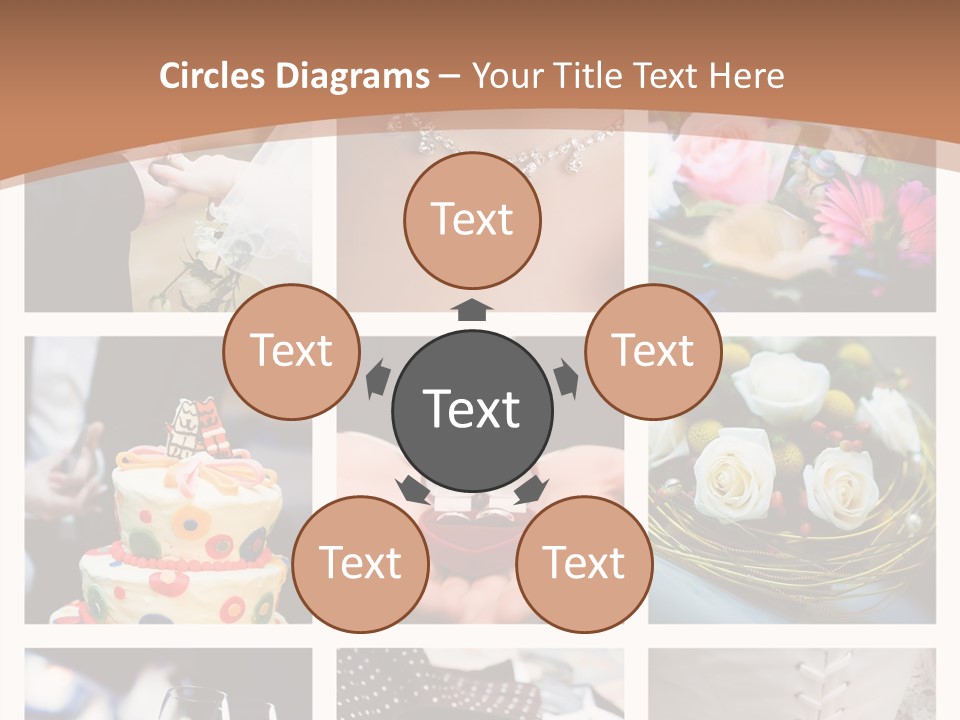 Sweet Tender Wed PowerPoint Template