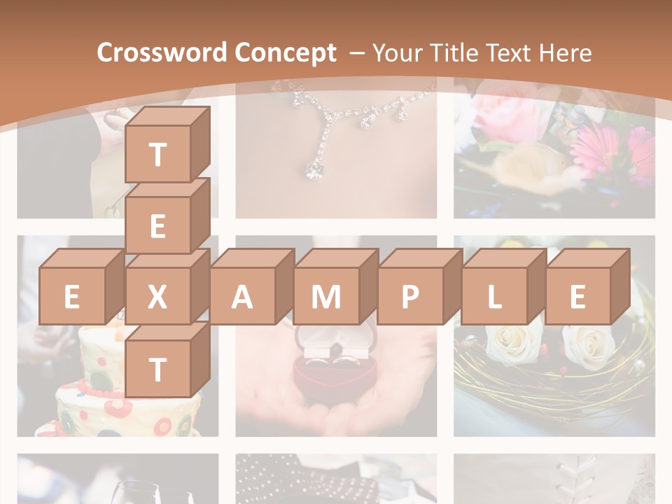 Sweet Tender Wed PowerPoint Template