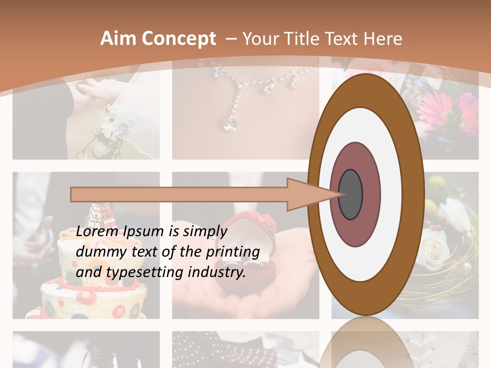 Sweet Tender Wed PowerPoint Template