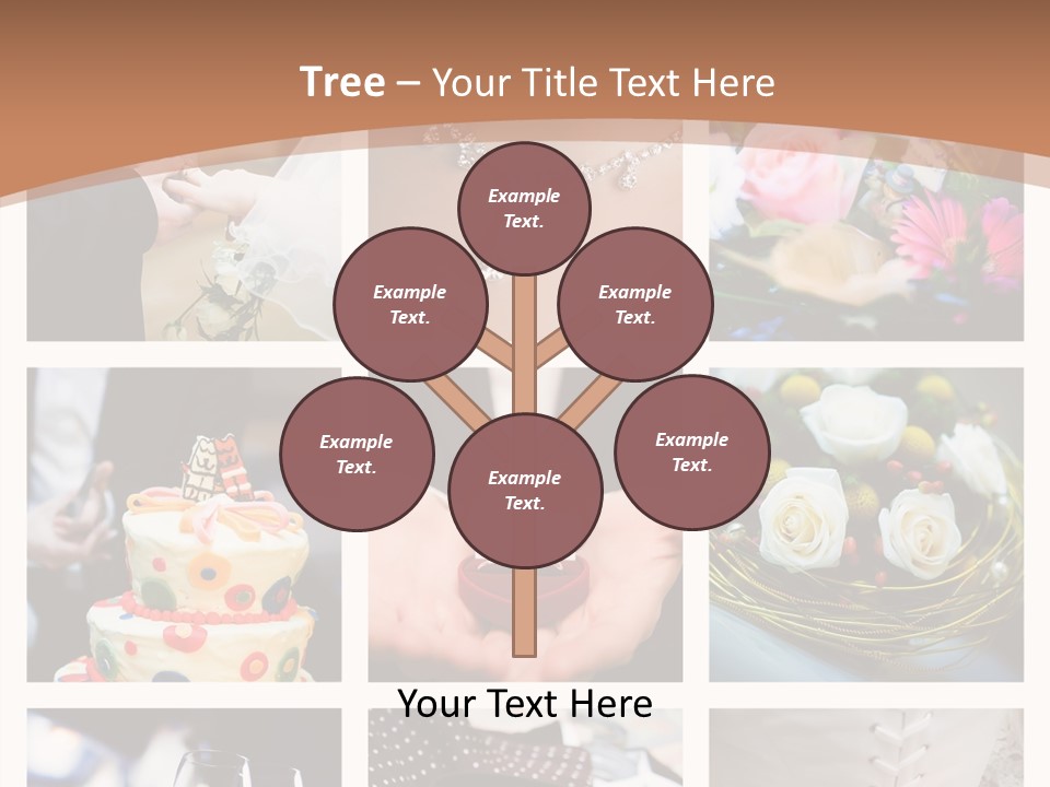 Sweet Tender Wed PowerPoint Template