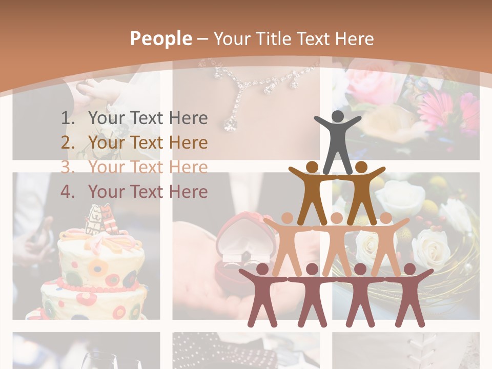 Sweet Tender Wed PowerPoint Template