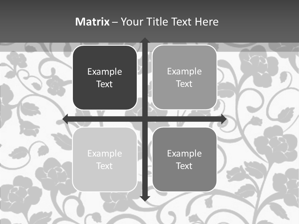 Textile Black Seamless PowerPoint Template