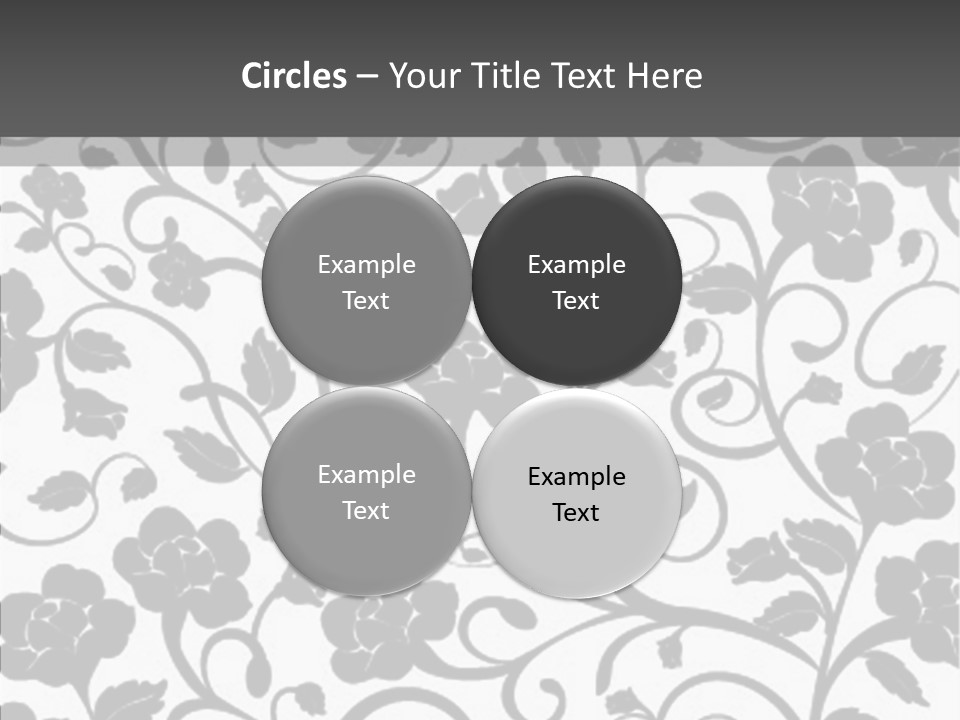 Textile Black Seamless PowerPoint Template