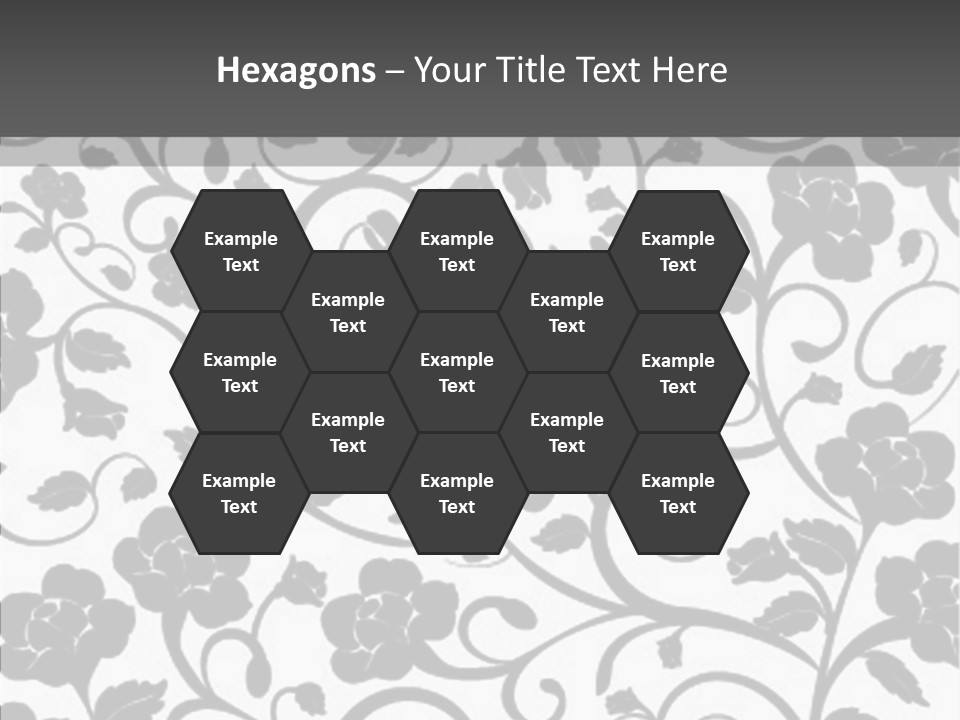 Textile Black Seamless PowerPoint Template