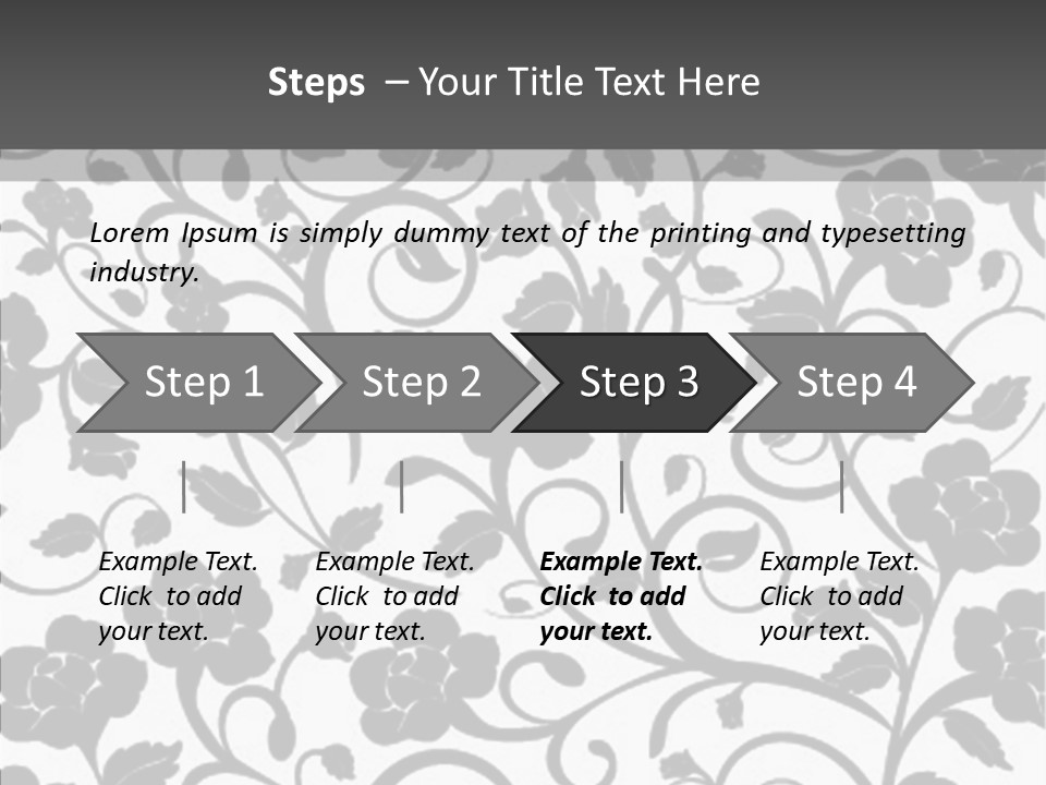 Textile Black Seamless PowerPoint Template