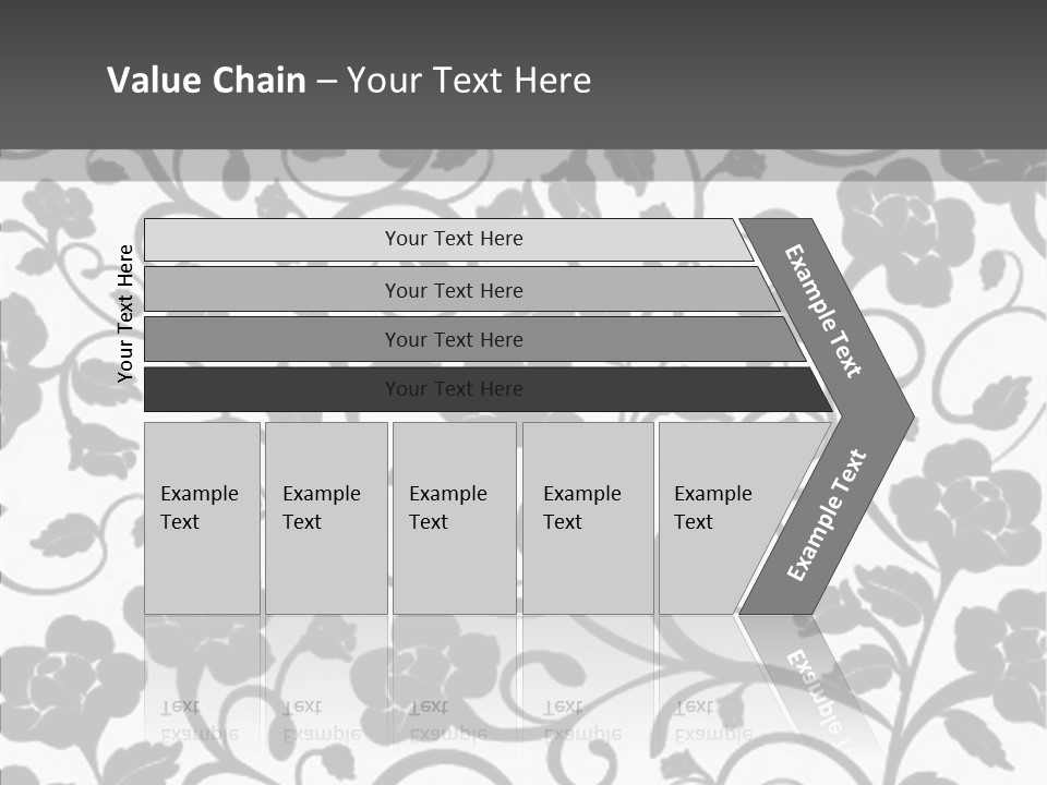 Textile Black Seamless PowerPoint Template