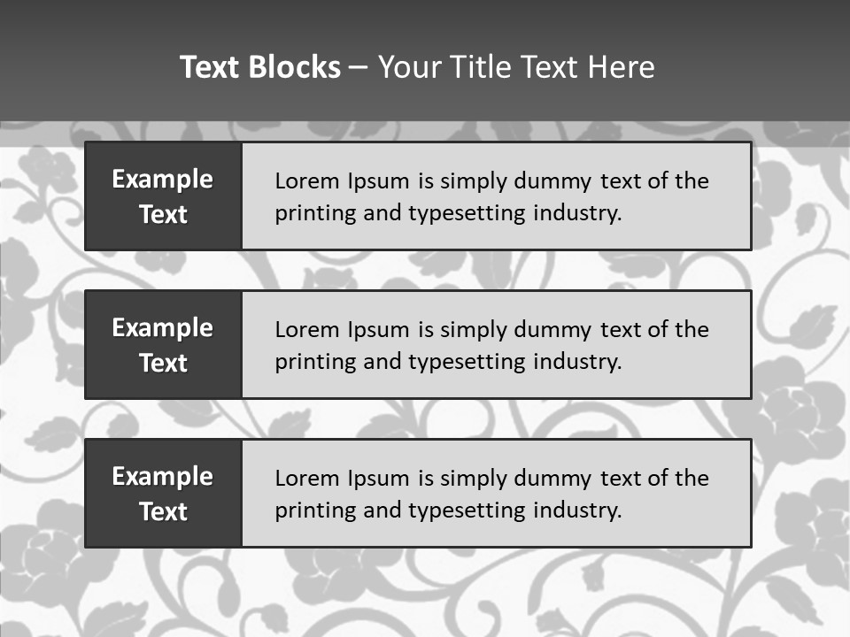 Textile Black Seamless PowerPoint Template