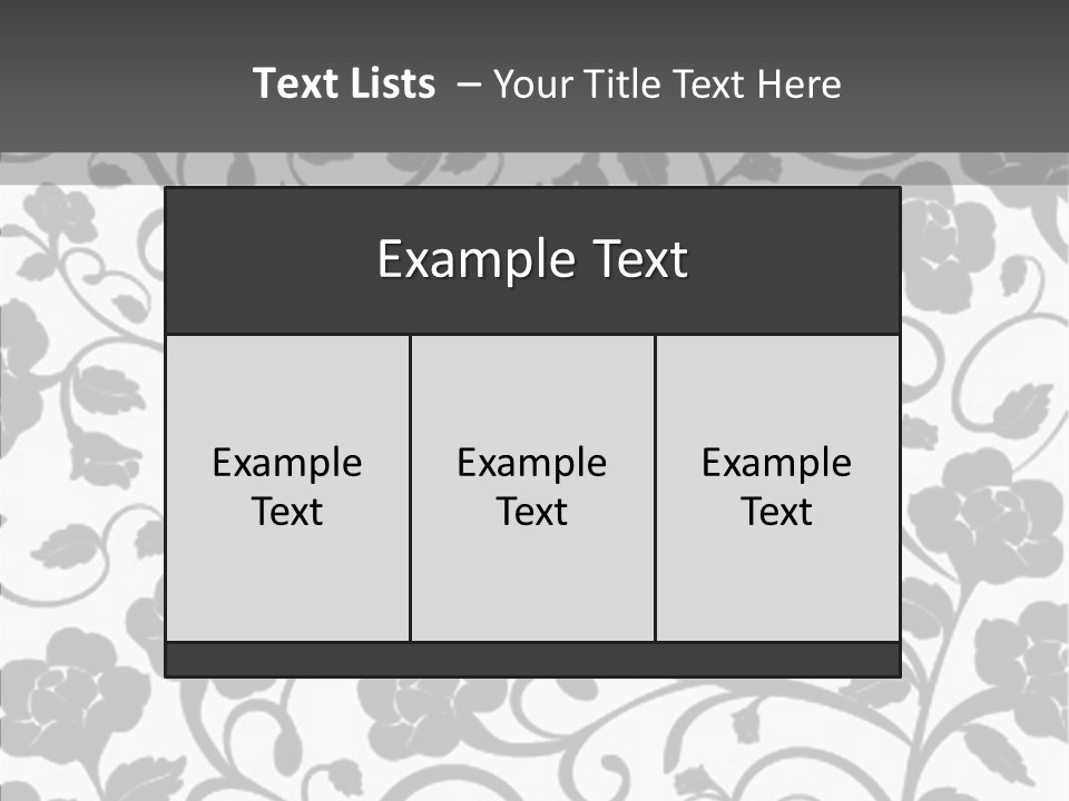 Textile Black Seamless PowerPoint Template