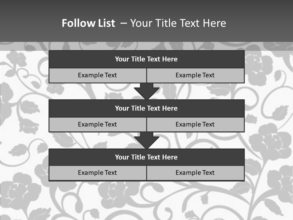 Textile Black Seamless PowerPoint Template