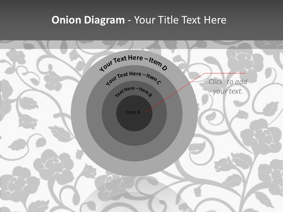 Textile Black Seamless PowerPoint Template