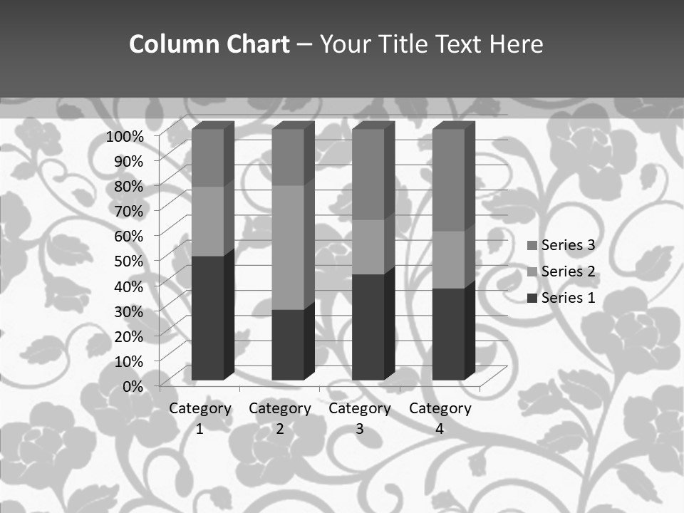 Textile Black Seamless PowerPoint Template