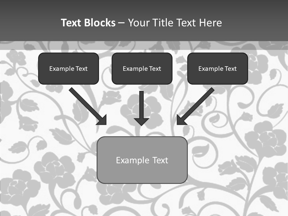 Textile Black Seamless PowerPoint Template