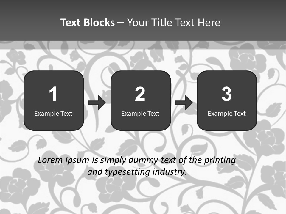 Textile Black Seamless PowerPoint Template