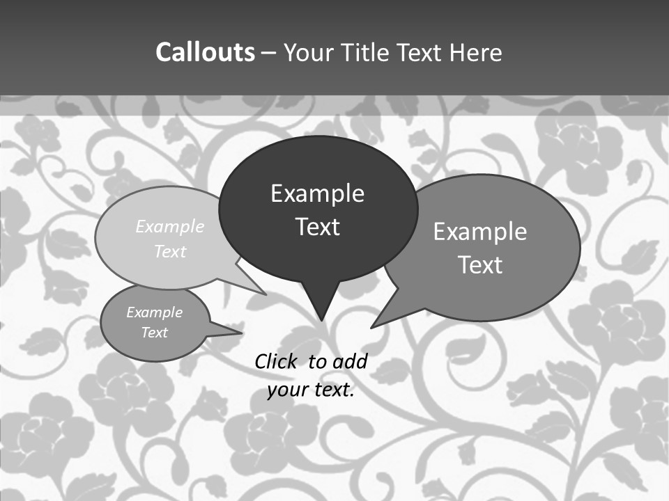 Textile Black Seamless PowerPoint Template