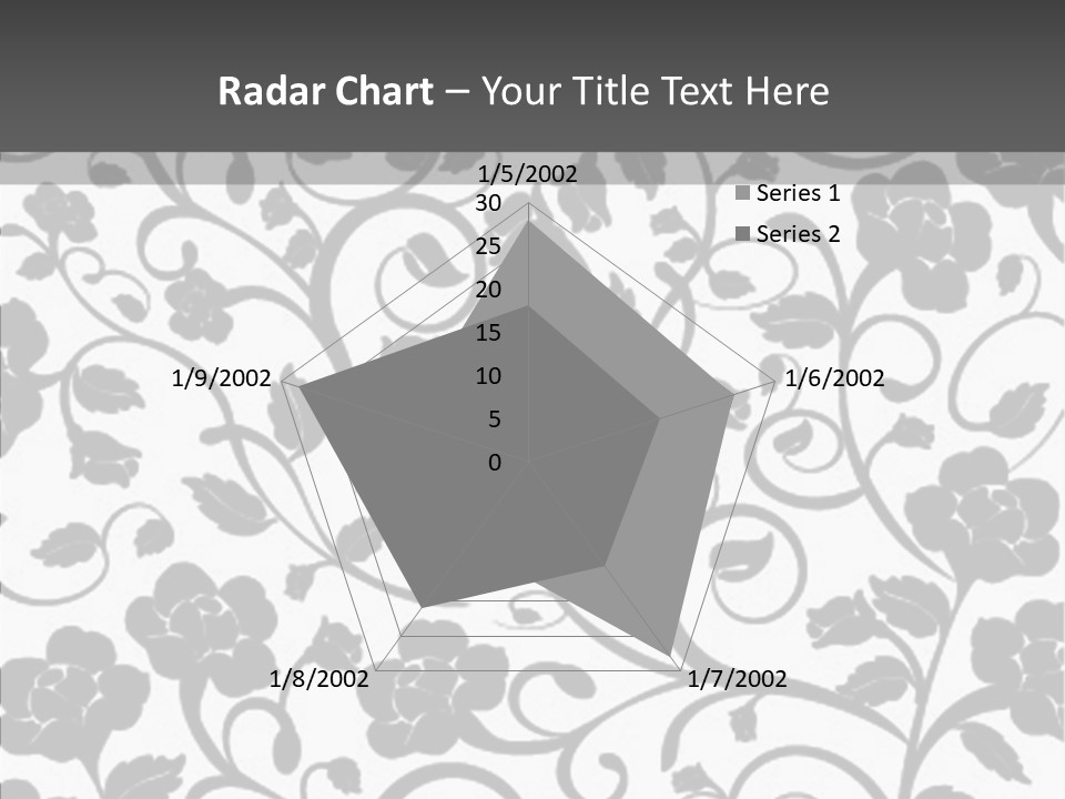 Textile Black Seamless PowerPoint Template