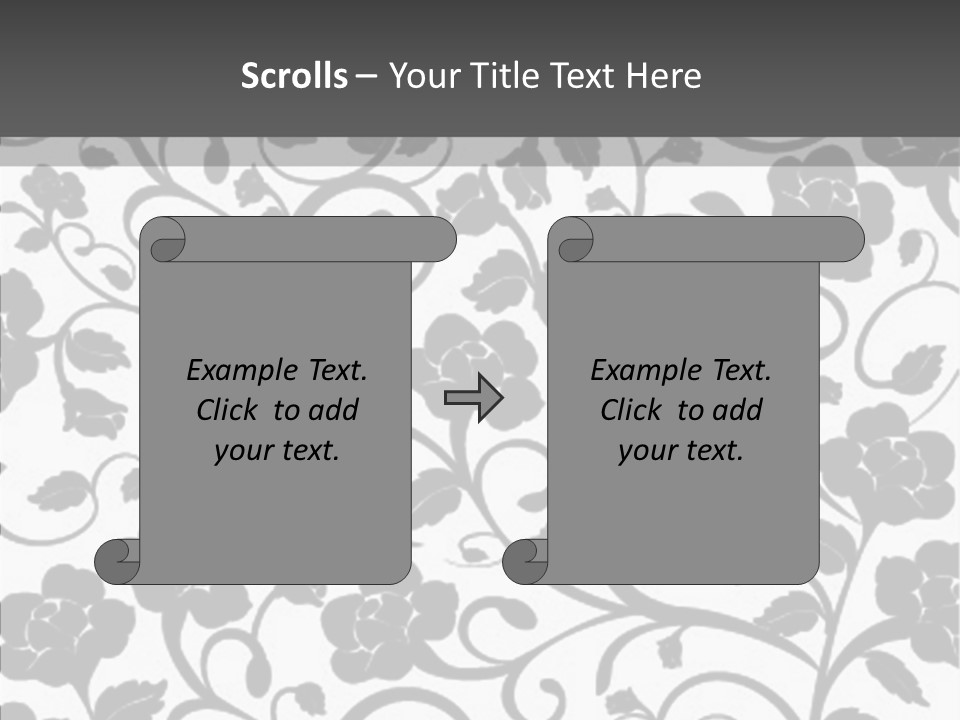 Textile Black Seamless PowerPoint Template