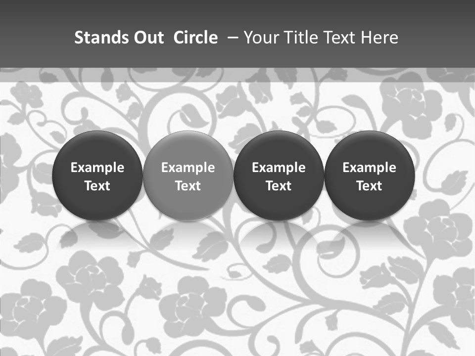 Textile Black Seamless PowerPoint Template