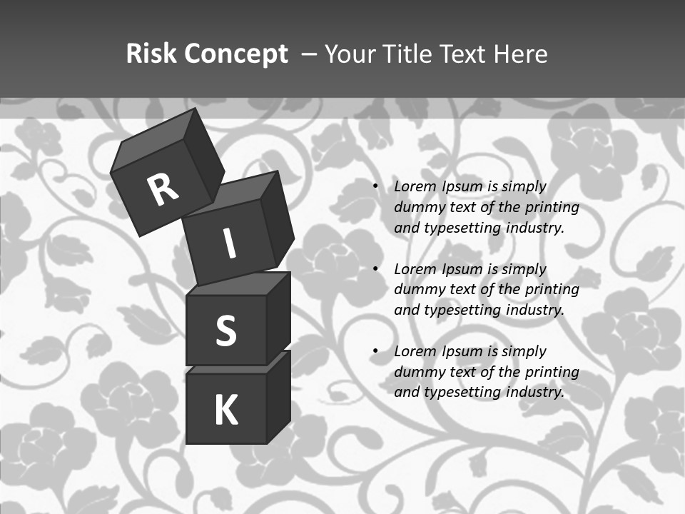 Textile Black Seamless PowerPoint Template