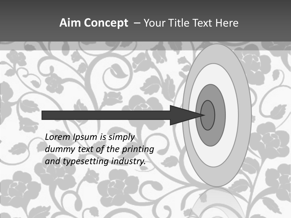 Textile Black Seamless PowerPoint Template