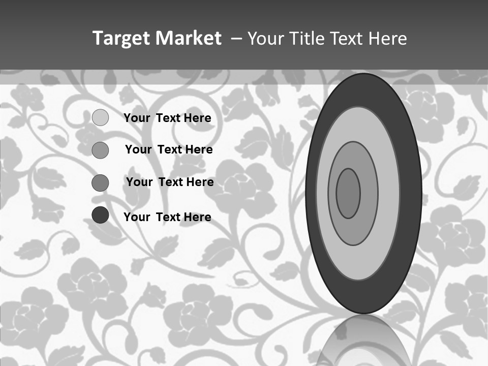 Textile Black Seamless PowerPoint Template