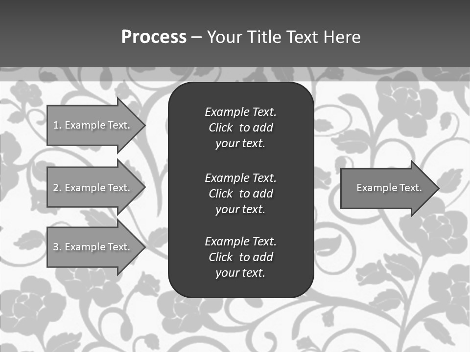 Textile Black Seamless PowerPoint Template