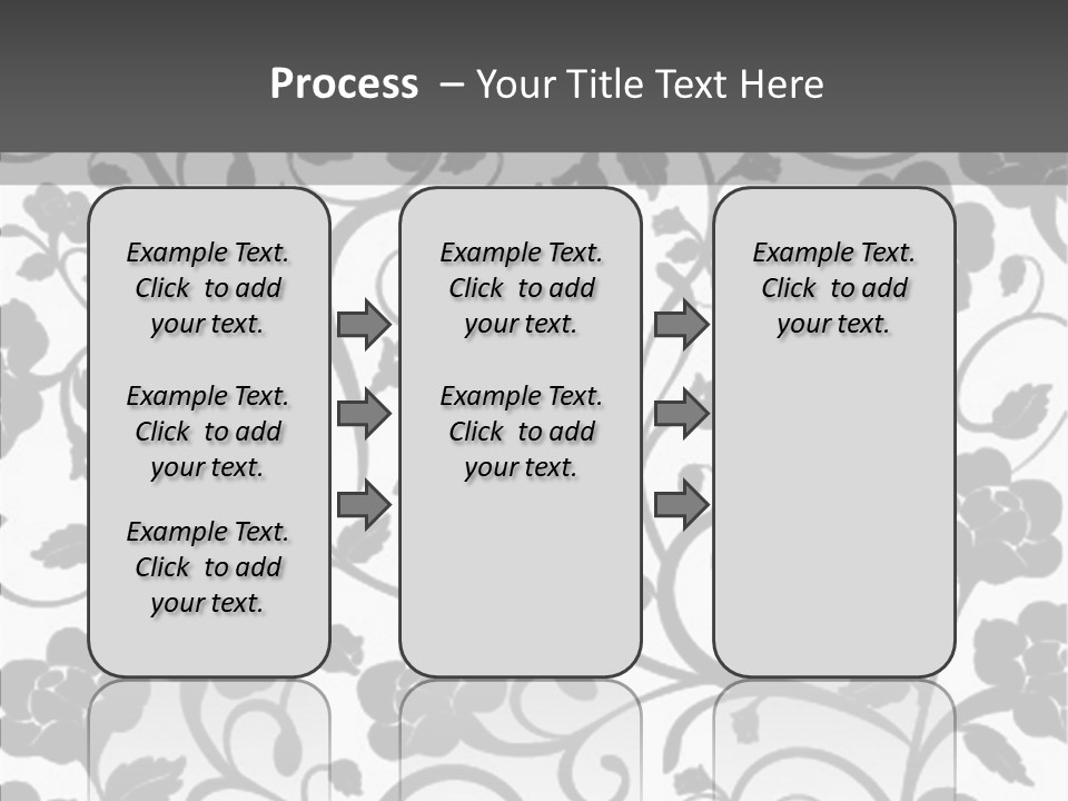 Textile Black Seamless PowerPoint Template